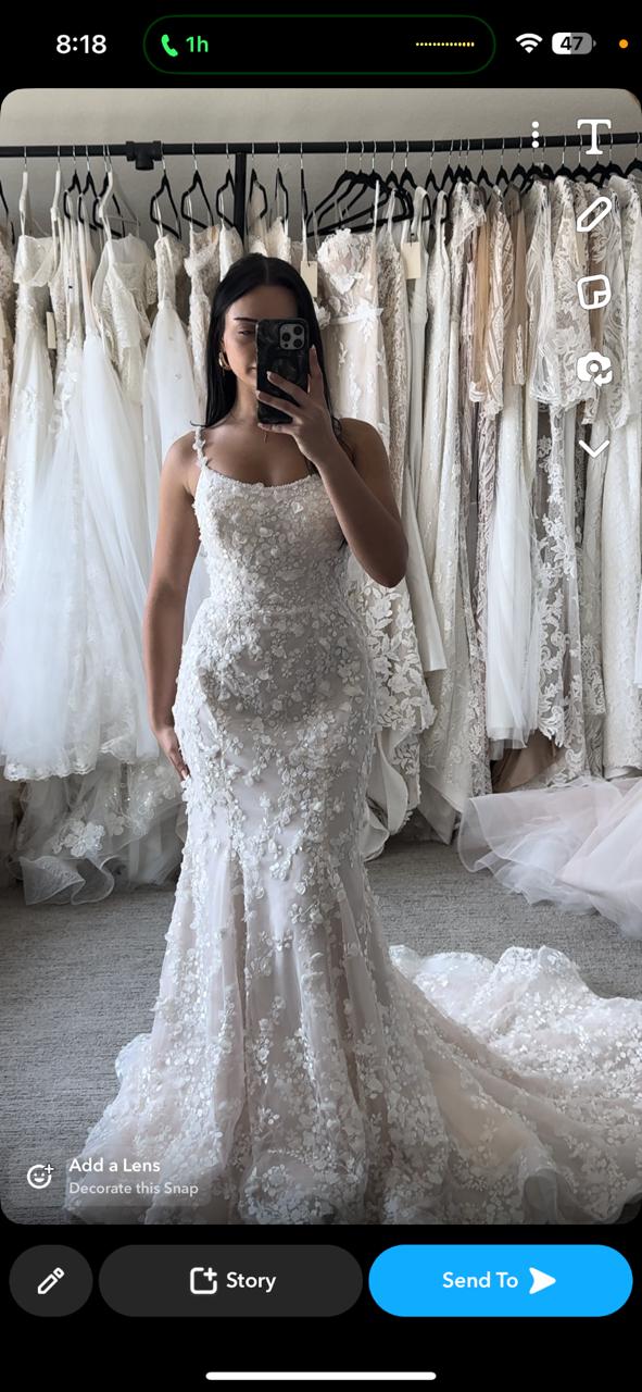 Alina Formozal in her Khrystyna Ivanusa gown