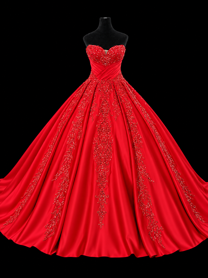 Ruby Royalty Ball Gown