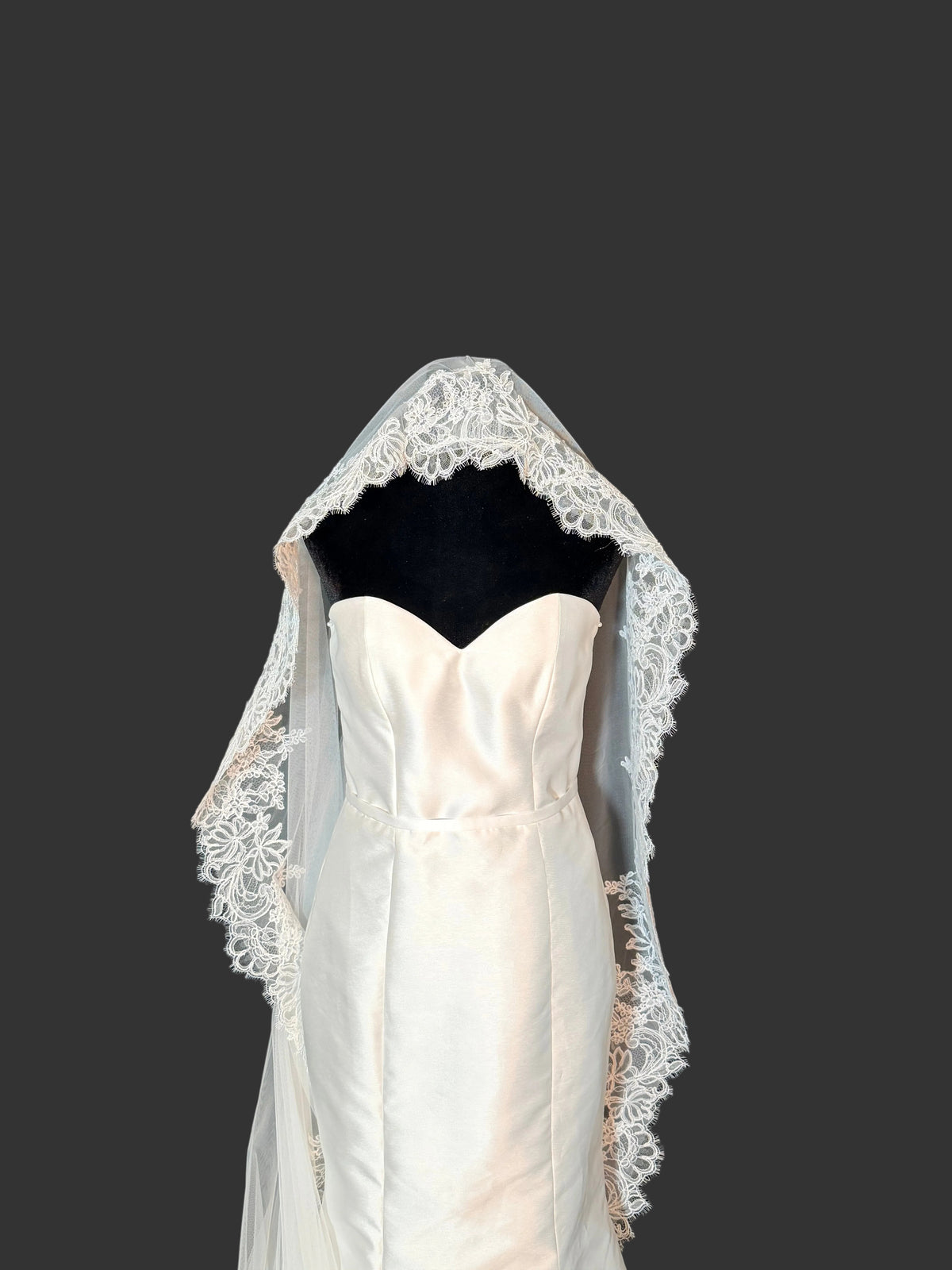 Cathedral Mantilla Veil — photograph 6 of 6