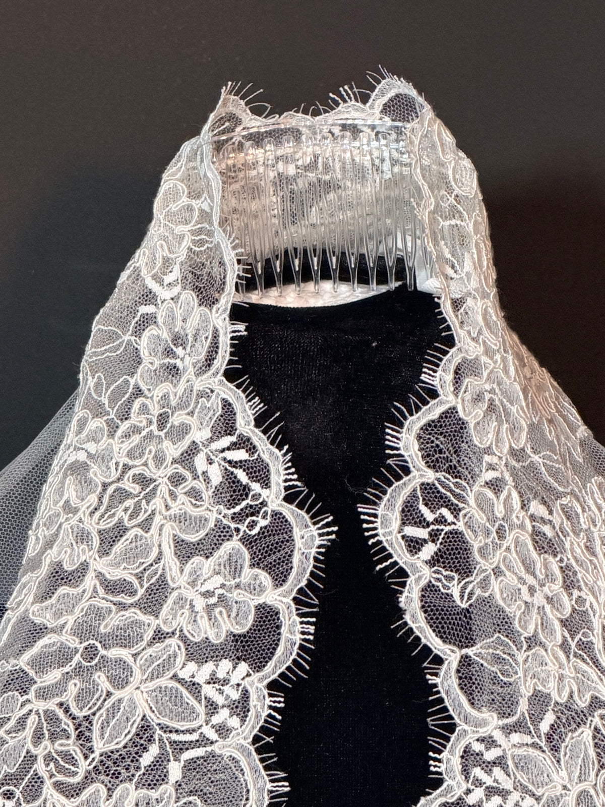 Cathedral Mantilla Veil — photograph 4 of 6