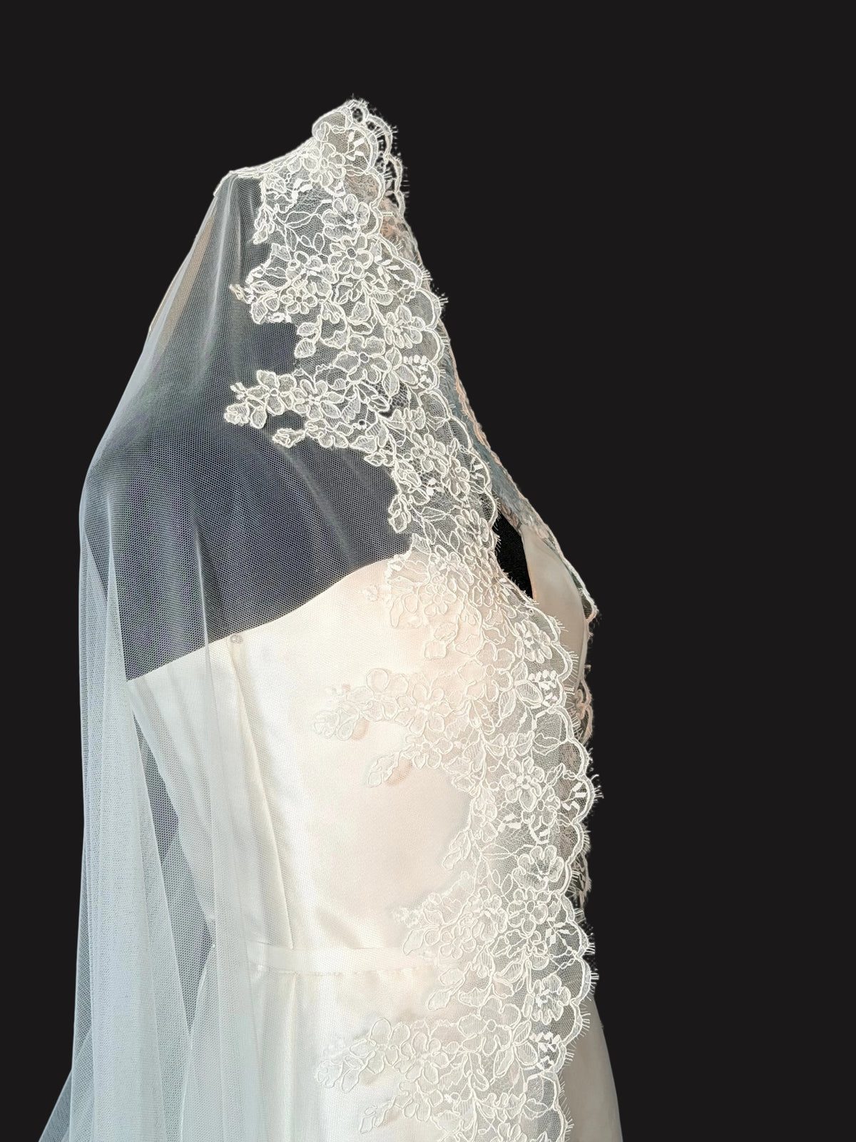 Cathedral Mantilla Veil — photograph 6 of 6
