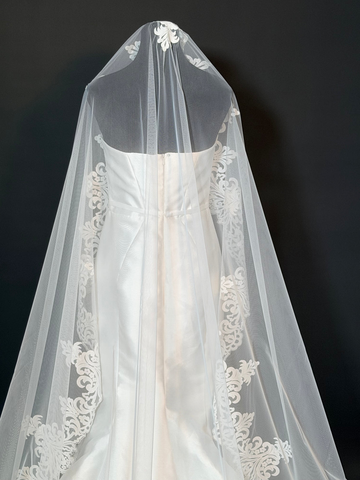 Cathedral Mantilla Veil — photograph 2 of 7