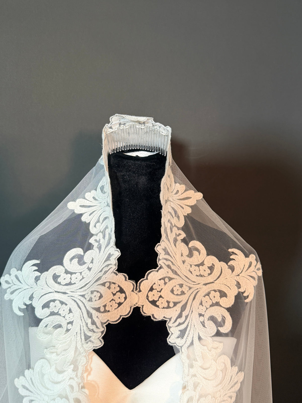Cathedral Mantilla Veil — photograph 6 of 7