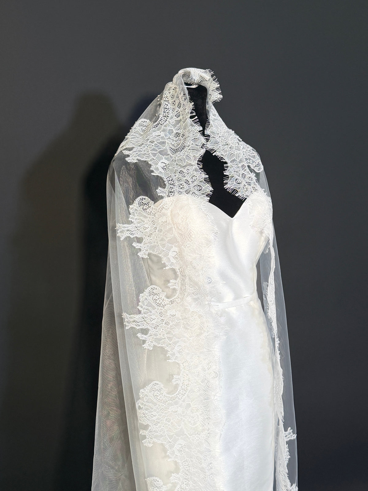 Cathedral Mantilla Veil — photograph 4 of 5
