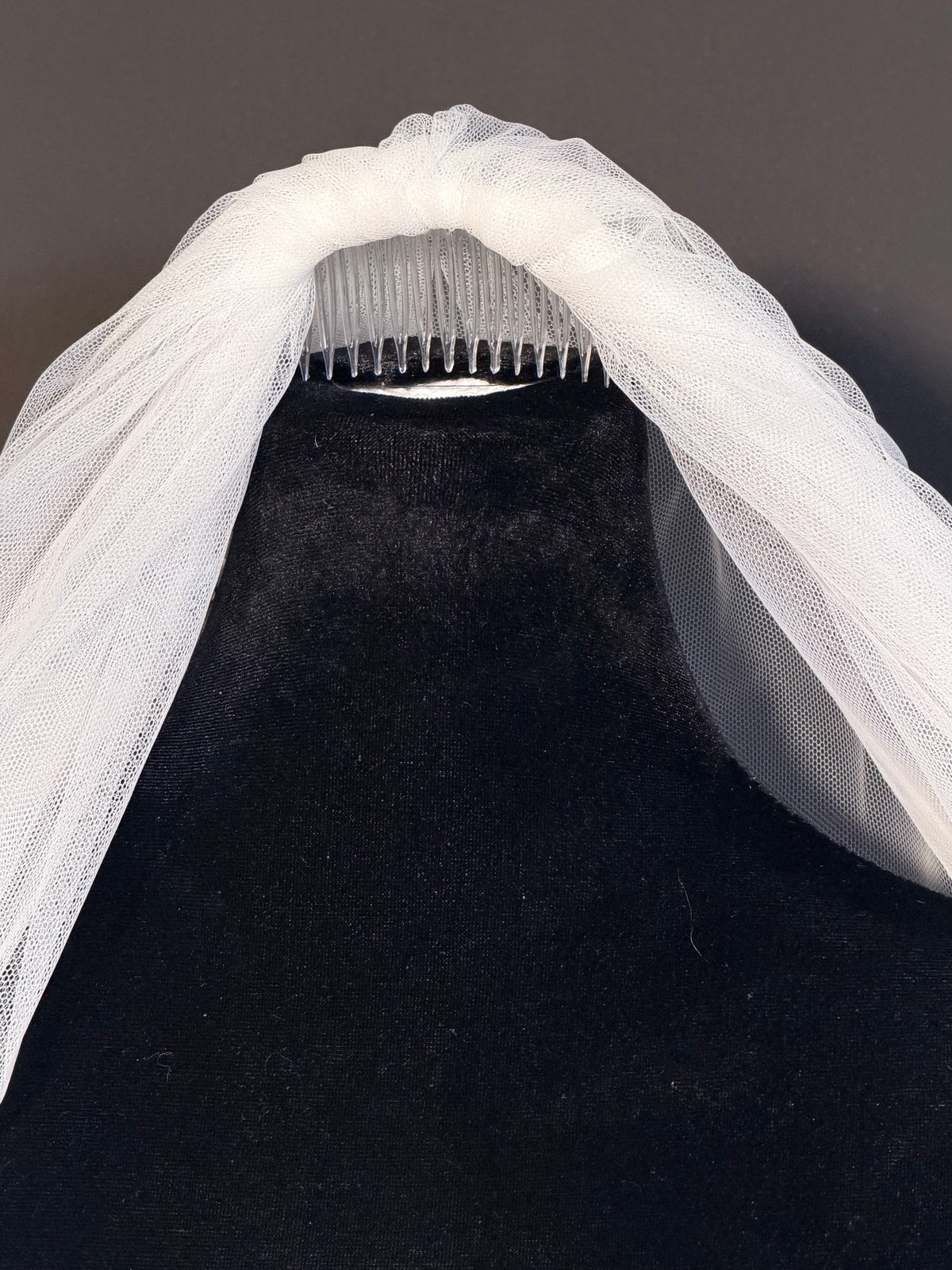 Cathedral Veil with Embroidered Lace — photograph 3 of 3
